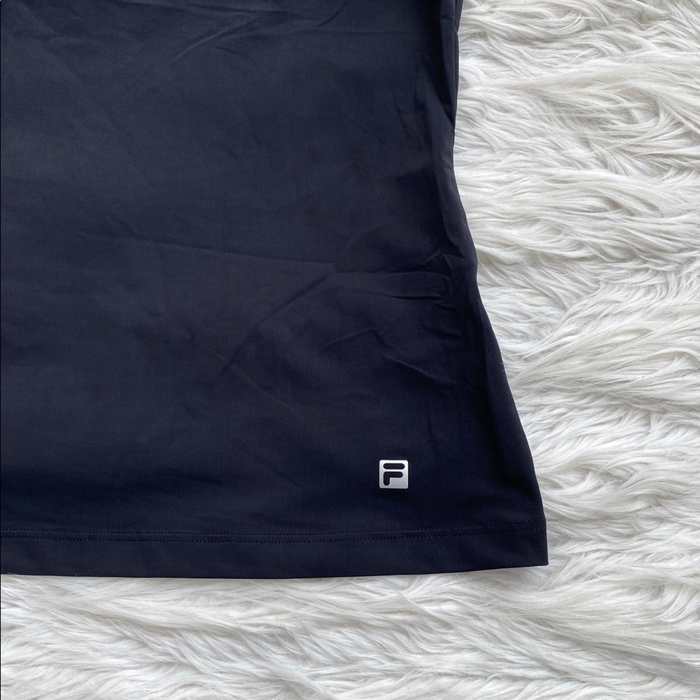 Fila | Black Lace Tennis 2-Piece Set Tank Top & Athletic Skort - Picture 5 of 16